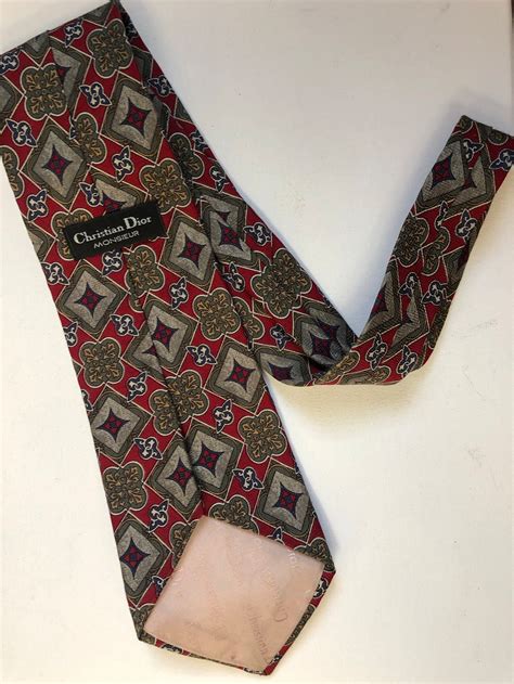 dior ties price|vintage Dior tie.